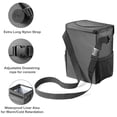 thumbnail image 5 of Mikhai Car Trash Can with Lid and Storage Pockets - Leak-Proof Organizer, Waterproof Car Accessories, Multipurpose Car Garbage Can, 2 Gallons, Black, 5 of 8