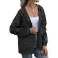 thumbnail image 5 of Veste Imperméable Imperméable Légère à Capuche avec Poches pour Extérieur, 5 of 5