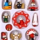 thumbnail image 5 of Mini Adornos Navideños De Madera Figuras Colgantes Árbol De Navidad Colgantes Pequeñas Decoraciones En Miniatura Vintage 10 Uds Advancent HA038191-00, 5 of 6