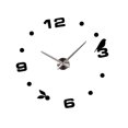 thumbnail image 3 of Reloj de pared de fácil de leer, movimiento silencioso silencioso, reloj decorativo para , decoración de bricolaje, con pilas Negro Macarena Reloj de pared moderno de bricolaje, 3 of 8