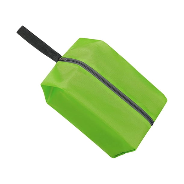 Naiovety Bolsa impermeable para zapatos Zapatos secos y protegidos durante el viaje Fácil de poliéster Bolsa de almacenamiento de viaje Almacenamiento y organización del hogar Verde Medio