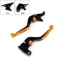 thumbnail image 1 of Adjustable Folding Extendable Brake Clutch Levers For Buell XB12 XB9 Gold, 1 of 3