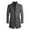 Grey, variant on Winter Jackets for Men Autumn Winter Casual Fashion Pocket Wool Blend Mid Length Coat Windbreaker Mens Coats A M