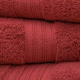 thumbnail image 4 of Baltic Linen Oversized & Heavy Weight Egyptian Cotton 6 Piece Towel Set - Red, 4 of 5