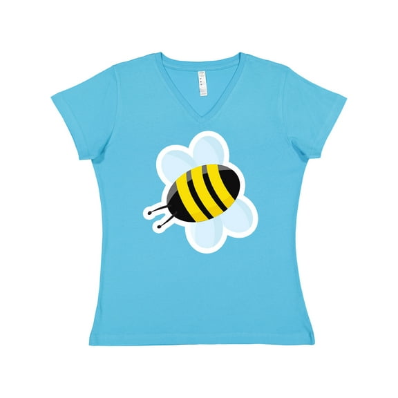 Inktastic Bumble Bee Women's V-Neck T-Shirt