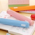 thumbnail image 6 of Clearance Under $1 Pedty Pencil Bag,Long Polka Dot Candy Color Pencil Case Creative Student Canvas Pencil Case,Pencil Case, 6 of 9