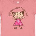 thumbnail image 4 of Inktastic My Grammy Loves Me Girls Baby T-Shirt, 4 of 5