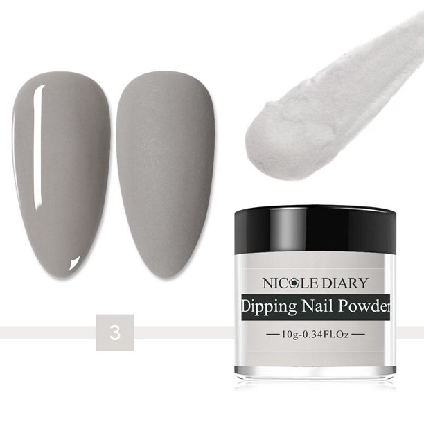 NICOLE DIARY, polvo de inmersión de uñas de Color, secado Natural, sin lámpara, pigmento de decoración artística, brillo de Gel DIY, inmersión acrílica francesa Tan Jianjun unisex