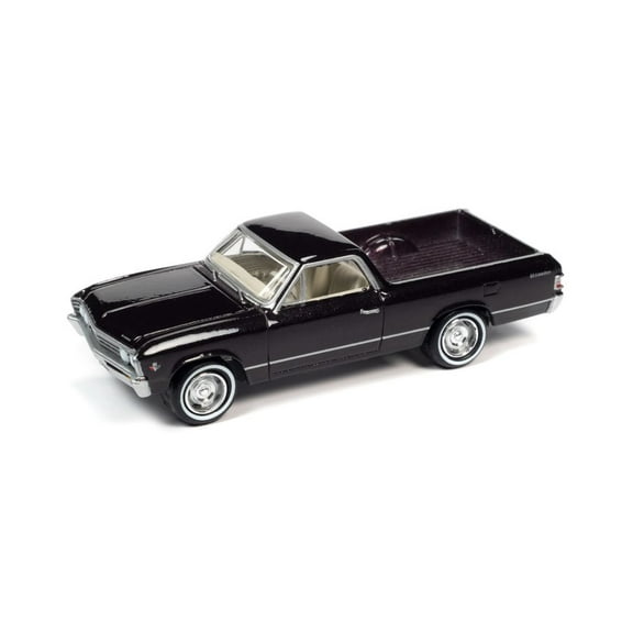 1967 Chevy El Camino, Royal Plum Metallic - Johnny Lightning JLSP225/24A - 1/64 scale Diecast Car