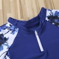 thumbnail image 4 of Father and Son Matching Leaves Print Swim Trunks/Boys Quick Dry Swimwear Bathing Suits, 4 of 7