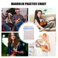 Mandolin Fretboard Note Chord Poster Guitar Chart Notes Supplies