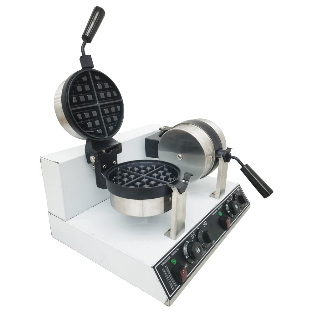 Techtongda Electric Dual Rotary Waffle Maker Baker Muffin Maker Waffle Machine Waffle Stove