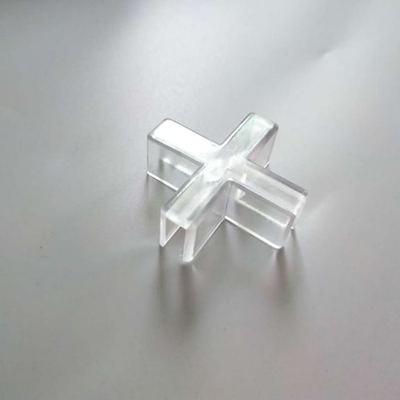 LEXSOMEO 10pcs Multi-Functional Transparent Plastic Glass Connector Clamps for Fish Tanks Display Cabinets and Shelves Easy Installation