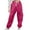 Hot Pink, variant on ZOYOEN Girls Cargo Pants- Cotton Drawstring Casual Fashion Kids Jogger Pants Khaki Size 8