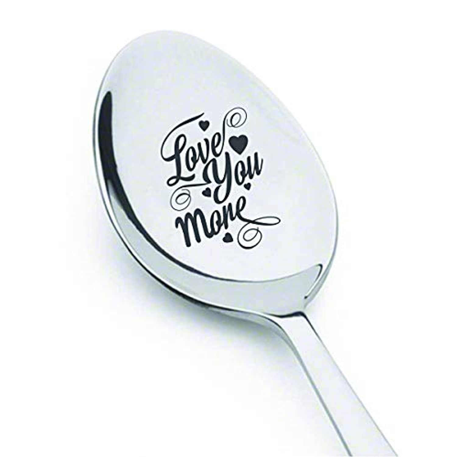 Husband Gift Christmas Gifts For A Husband Gifts For First Anniversary Couple Gift Valentines Day Gift For Boyfriend Girlfriend Love You More Engraved Spoon Gift Gifts On