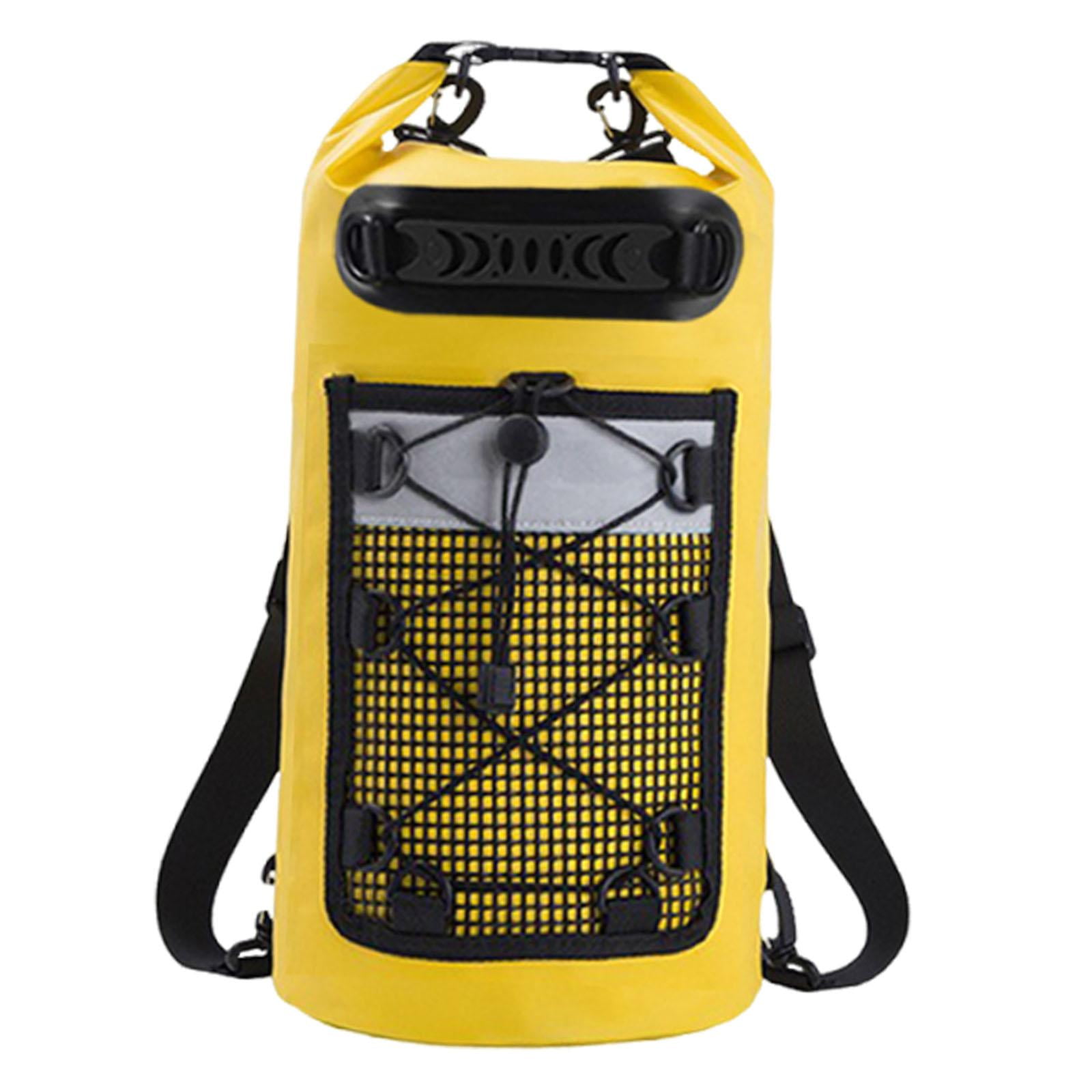harayaa Dry Bag Comfortable Sturdy Keeps Gear Dry Large Capacity Lightweight Storage Bag Yellow