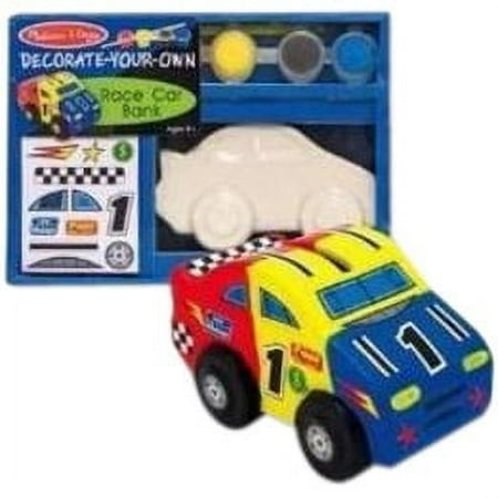 Decorate Your Own Race Car Bank