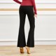 thumbnail image 5 of Pantalones de yoga para mujer Pantalones de entrenamiento de descanso suaves con fondo acampanado mo Abanopi Pantalones deportivos, 5 of 7