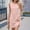 Pink, variant on Solid Color Round Neck Sleeveless Dress Midi Dress Plain Summer Dresses Women Vintage Dress Business Dress with Pockets Ruffle Dress Summer Tunic Dress Ladies Summer Dresses Women's Summer Dresses