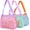 Blue+Pink+Light Green, variant on Beach  Mesh Beach Bag  Shell Collecting Bag Beach Sand  Seashell Bags Swimming Accessories for Boys and Girls(Only Bags,A Set of 3)