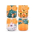 thumbnail image 1 of Pañal de tela 4 Uds pañal de tela para bebé lavable reutilizable pañales de bolsillo de tela elástica con fuerte absorción para bebés y niñas TOMSHOO Pañal de tela, 1 of 7