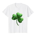 thumbnail image 6 of larppty Clover St Patricks Day Shamrock St Pattys Day Irish Shirt for Women (White, L), 6 of 9