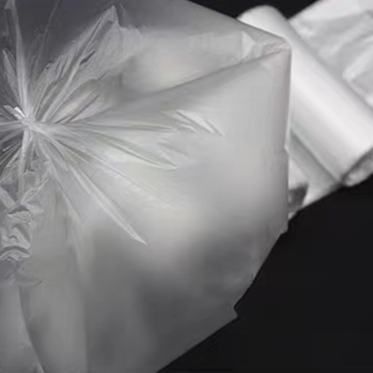 Kitchen Trash Bags, Disposable Garbage Bags 5 Rolls/250PCS, Trash Bags for Home/Office/Kitchen/Bathroom, Small Trash Bags, Clear,17"(L) * 17"(W)