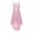 Dusty Pink, variant on Haitryli Kids Girls Hi-Low Chiffon Flower Dress Sleeveless Lace Wedding Dance Prom Gown White 8