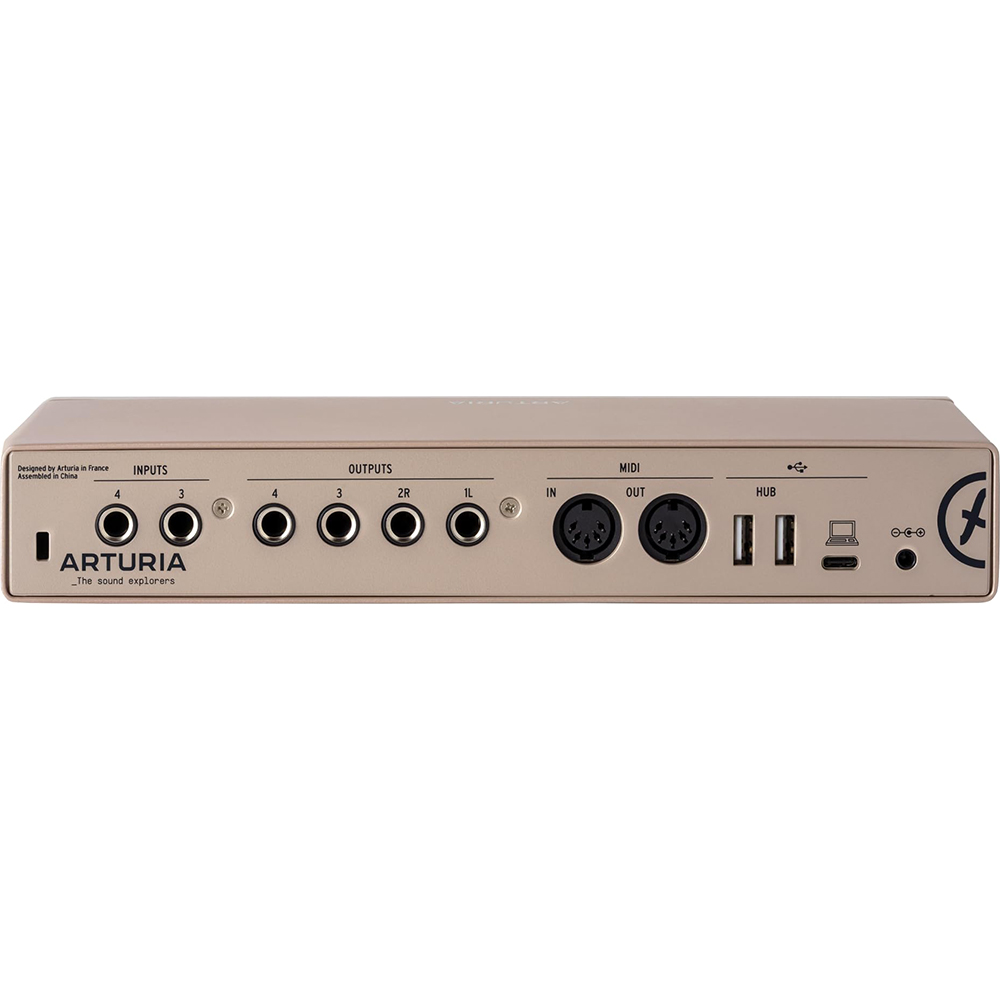 Arturia MiniFuse 4 USB-C Audio Interface, Champagne