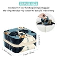 thumbnail image 5 of Dalmatians Travel Portable Square Decorative Box with Necklace Holder and Jewelry Organizer - Ideal for Rings, Earrings, Necklaces, Bracelets - Suitable for Girls and Women, 5 of 6