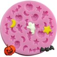 thumbnail image 4 of Molde de silicona Moldes de Halloween en forma de 3D Reutilizables con efecto antiadherente para hornear dulces Decoración de pasteles Jabón Decoración de Acción de Gracias de Halloween, 4 of 4