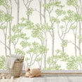 thumbnail image 4 of RoomMates Green, Birch Grove Peel & Stick Wallpaper, 4 of 27