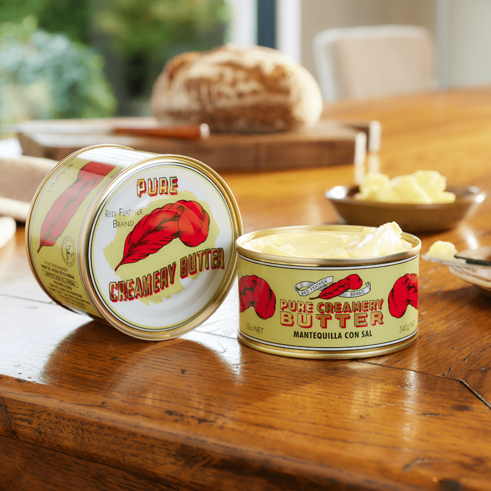 (6 pack) Red Feather Brand Pure Creamery Butter, 12 oz Can