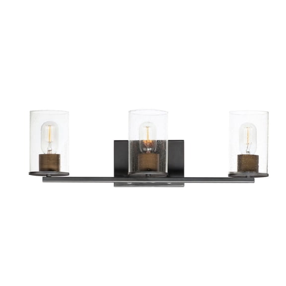 Maxim Lighting - Sleek - Bath Vanity with Cylinder Glass Shades-4.75 inches