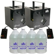 Chauvet DJ Hurricane Haze 2D Haze Machine & 4 Gallons of Hazer Fluid Bundle