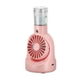 thumbnail image 2 of UttpKLBx Powerful Handheld Fan Cool Air Fan Usb Rechargeable Tabletop Fan Small Desk Fan Battery Operated, Space Cooler for Bedroom (Pink), 2 of 8