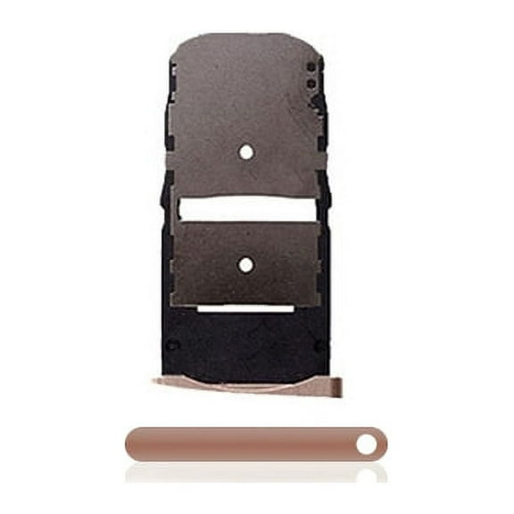 Replacement Sim Tray Compatible For Motorola Moto Z (Rose Gold)