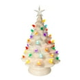 thumbnail image 4 of Kurt S. Adler 14 in. Battery Operated LED Lighted Ceramic Tree Table Piece - White, 4 of 8