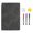 Black, variant on Reusable Whiteboard Notebook, Portable Dry Erase Board,Includes 1 White Cloth, 3 Pens, And a Blackboard Eraser. Mini Portable Whiteboard Notebooks for Office Home Use Travelers Notebook Dark Blue