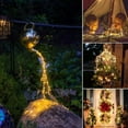 thumbnail image 6 of 2 Pack 98FT 100LEDs Solar Powered String Lights Copper Wire Fairy Light Waterproof for Home, Garden, Party, Path, Lawn, Wedding, Christmas, DIY Decoration,Warm White, 6 of 10