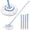 Blue, variant on NEWE Self Wringing Twist Mop with 55 inches Handle for Floor Cleaning (Blue)