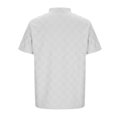 thumbnail image 4 of Maean Mens Shirts Short Sleeve Buttons Collared Summer Causal Tee Textured Plaid Loose Tshirts Tops, 4 of 6