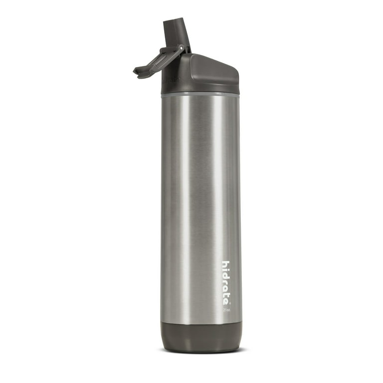 Beacon Stainless Steel Insulated Kids Water Bottle with Covered Spout - Ebony, 20 Ounces