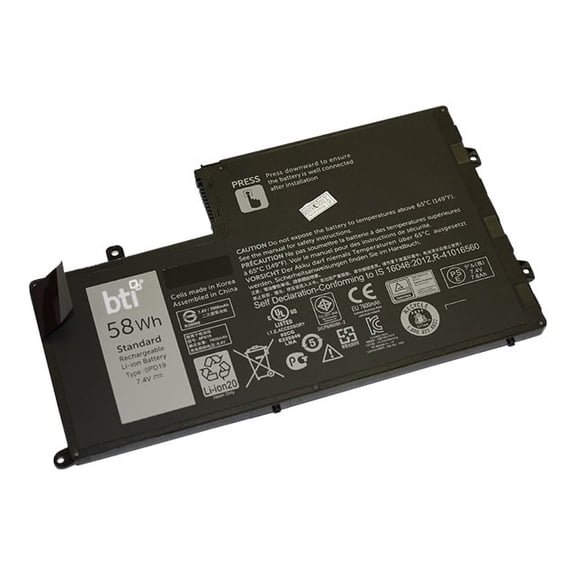 BTI Battery - For Notebook - Battery Rechargeable - 7600 mAh - 7.4 V DC