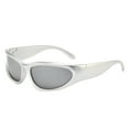 thumbnail image 3 of ibiyuan Womens Sunglasses Unisex Vintage Rectangle Wrap Around Sunglasses Mirrored Lens Cycling Sports Glasses For Women Men, 3 of 3