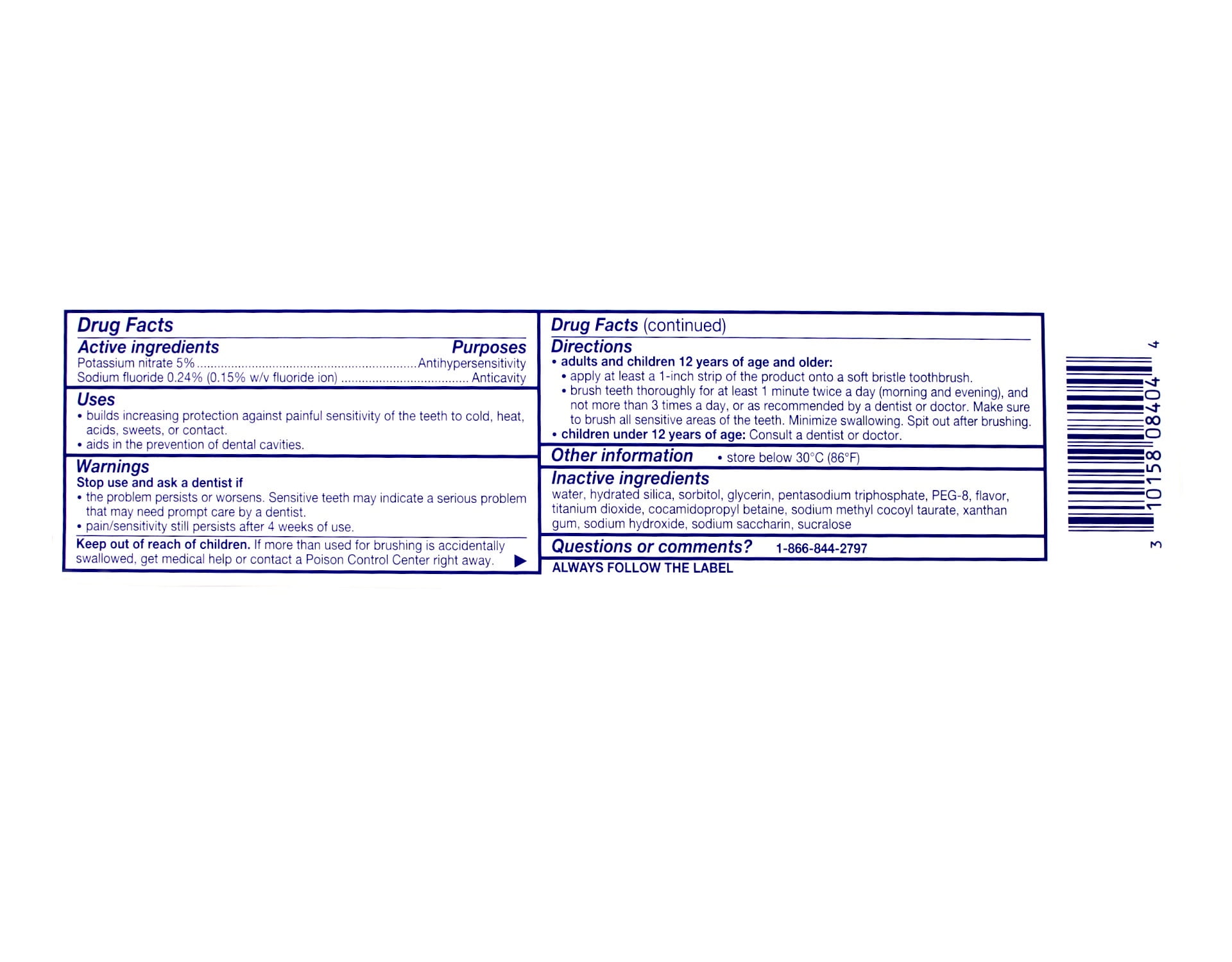 Sensodyne Extra Whitening, Enamel-Safe, for Sensitive Teeth Toothpaste, 4 oz, 3 Pack