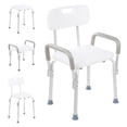 thumbnail image 1 of Silla de Ducha para Adulto Mayor Big Room Altura Ajustable Respaldo y Reposabrazos, 1 of 9