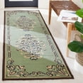 thumbnail image 3 of SAFAVIEH Easy Care Chanelle Floral Runner Rug, Sage/Multi, 2'6" x 8', 3 of 9