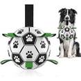 thumbnail image 1 of Pelota de entrenamiento para perros en forma de balón de fútbol, juguete para mascotas, 1 of 5