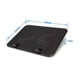 thumbnail image 4 of Cateissary Ventiladores de refrigeración para portátiles de 14 pulgadas, almohadillas enfriadoras para portátiles, almohadilla de Juegos de teclado y mouse para computadora azul, 4 of 6